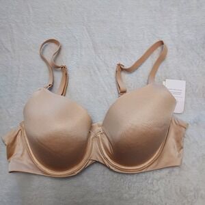Auden Women 38B Beige Lightly Lined Full Coverage Nursing T-Shirt Bra NWT